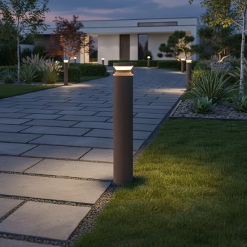 Ideal Lux - LED-lampa för utomhusbruk BOEING LED/14W/230V diameter 70 cm CRI 90 IP65 brun