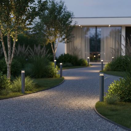 Ideal Lux - LED-lampa för utomhusbruk BOEING LED/14W/230V diameter 70 cm CRI 90 IP65 antracit