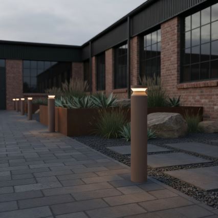 Ideal Lux - LED-lampa för utomhusbruk BOEING LED/14W/230V diameter 70 cm CRI 90 IP65 brun