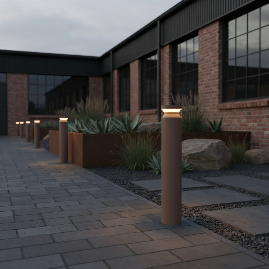 Ideal Lux - LED-lampa för utomhusbruk BOEING LED/14W/230V diameter 70 cm CRI 90 IP65 brun