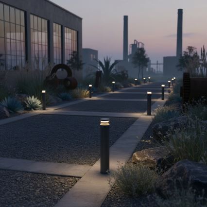 Ideal Lux - LED-lampa för utomhusbruk BOEING LED/14W/230V diameter 70 cm CRI 90 IP65 svart