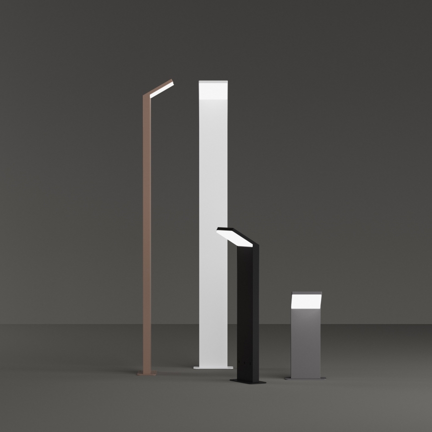 Ideal Lux - LED-lampa för utomhusbruk STYLE LED/8,5W/230V 4000K 50 cm CRI 90 IP54 svart
