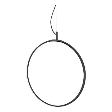 Ideal Lux - LED ljuskrona med textilsladd CIRCUS LED/29W/230V diameter 44 cm CRI 90 svart