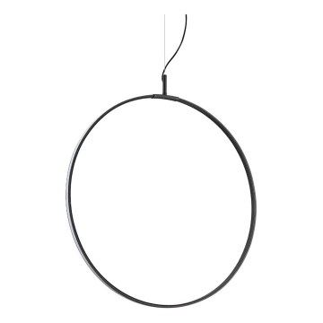 Ideal Lux - LED ljuskrona med textilsladd CIRCUS LED/33W/230V diameter 60 cm CRI 90 svart