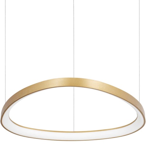 Ideal Lux - LED ljuskrona med textilsladd GEMINI LED/48W/230V diameter 61 cm guld