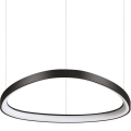 Ideal Lux - LED ljuskrona med textilsladd GEMINI LED/48W/230V diameter 61 cm svart