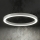 Ideal Lux - LED ljuskrona med textilsladd ORACLE LED/35W/230V 3000K diameter 70 cm CRI 90 vit