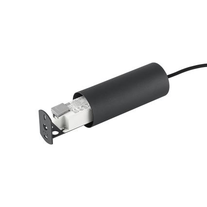 Ideal Lux - LED ljuskrona med textilsladd ULTRATHIN LED/11,5W/230V CRI 90 svart