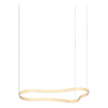 Ideal Lux - LED ljuskrona med textilsladd WAVES LED/45W/230V CRI 90 mässing