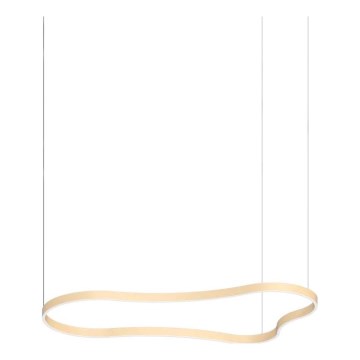 Ideal Lux - LED ljuskrona med textilsladd WAVES LED/54W/230V CRI 90 mässing