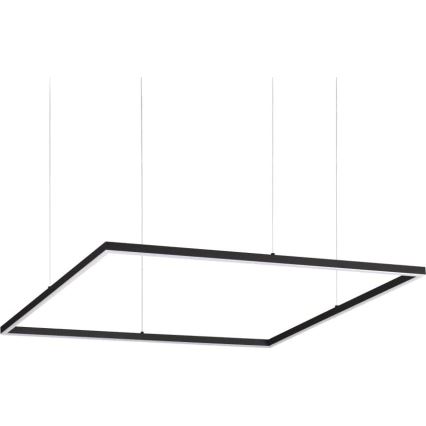 Ideal Lux - LED-ljuskrona på vajer ORACLE SLIM LED/53W/230V 3000K CRI 90 90x90 cm svart