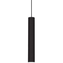 Ideal Lux - LED Ljuskrona på rem för skensystem LOOK 1xGU10/7W/230V CRI90 svart