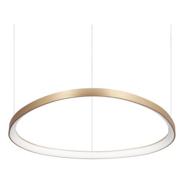 Ideal Lux - LED-ljuskrona på vajer GEMINI LED/56W/230V 2700K Ø 81 cm CRI 90 mässing