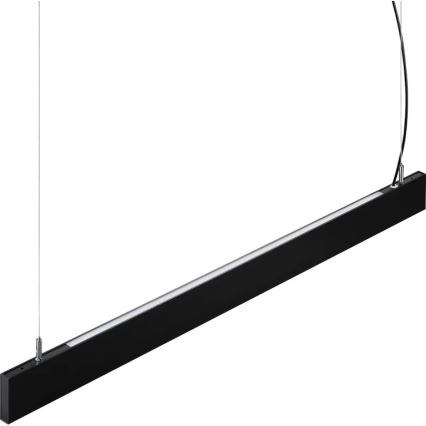 Ideal Lux - LED ljuskrona på vajer STEEL LED/29W/230V 4000K CRI 90 120 cm svart