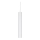 Ideal Lux - LED-pendel med sladd LOOK 1x GU10/7W/230V CRI 90 Ø 6 cm vit
