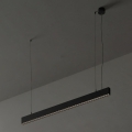Ideal Lux - LED-pendel med vajer OFFICE LED/30W/230V 3000K CRI 90 svart