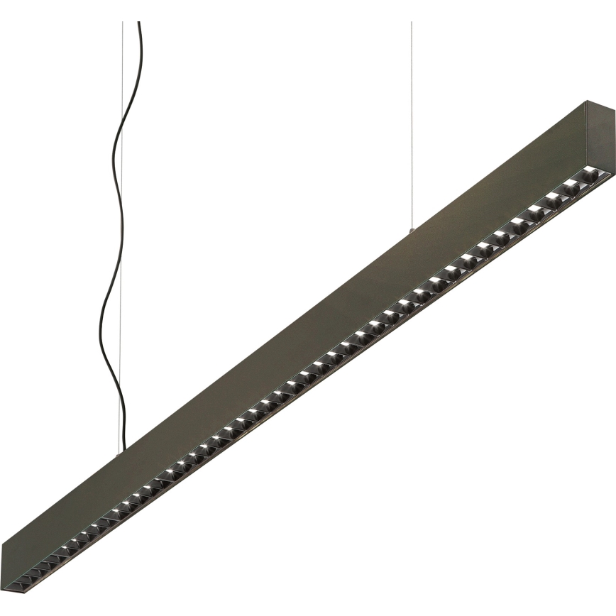 Ideal Lux - LED-pendel med vajer OFFICE LED/30W/230V 3000K CRI 90 svart