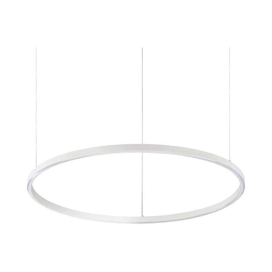 Ideal Lux - Dimmbar LED-pendellampa med vajer ORACLE SLIM LED/40W/230V 3000K CRI 90 Ø 70 cm vit