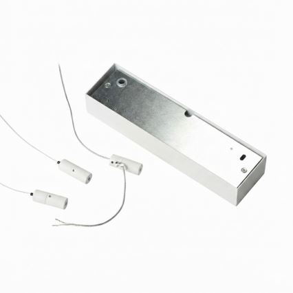 Ideal Lux - LED-pendellampa med vajer ORACLE SLIM LED/83W/230V 4000K CRI 90 Ø 150 cm vit