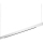 Ideal Lux - LED-pendel på kabel DESK ACCENT LED/36W/230V CRI 90 120 cm vit