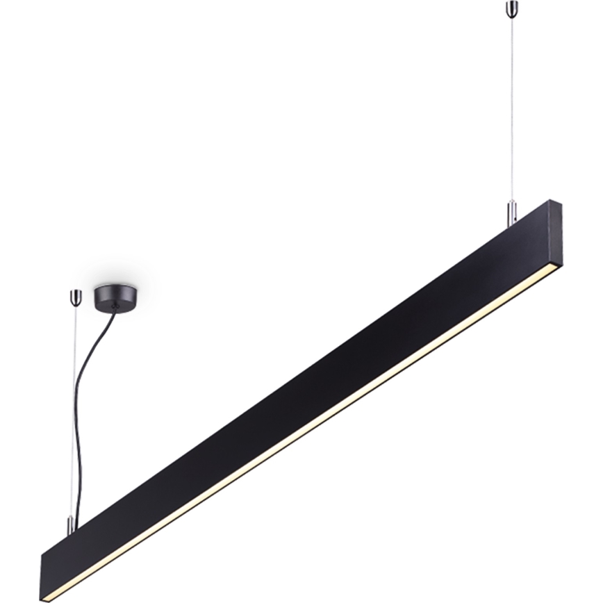 Ideal Lux - LED-pendel på kabel LINUS LED/32W/230V 3000K CRI 90 120 cm svart