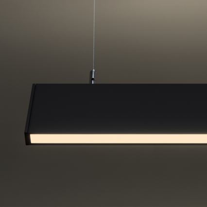Ideal Lux - LED-pendel på kabel LINUS LED/32W/230V 3000K CRI 90 120 cm svart