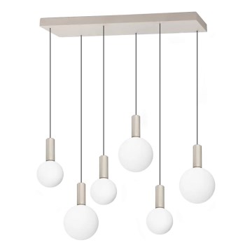 Ideal Lux - LED-pendel på kabel ODEON LED/39W/230V CRI 90 beige/vit