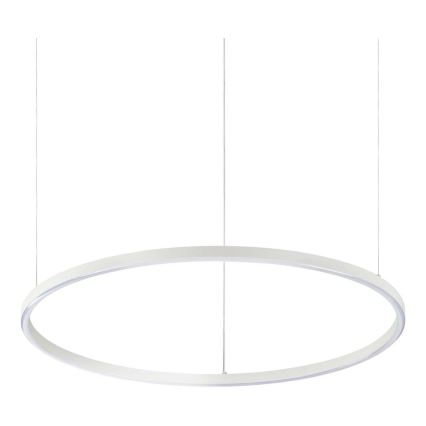Ideal Lux - LED-hänglampa på vajer ORACLE SLIM LED/37W/230V 3000K CRI 90 Ø 70 cm vit