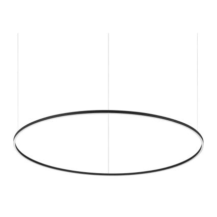 Ideal Lux - LED-pendel på kabel ORACLE SLIM LED/83W/230V 4000K CRI 90 Ø 150 cm svart