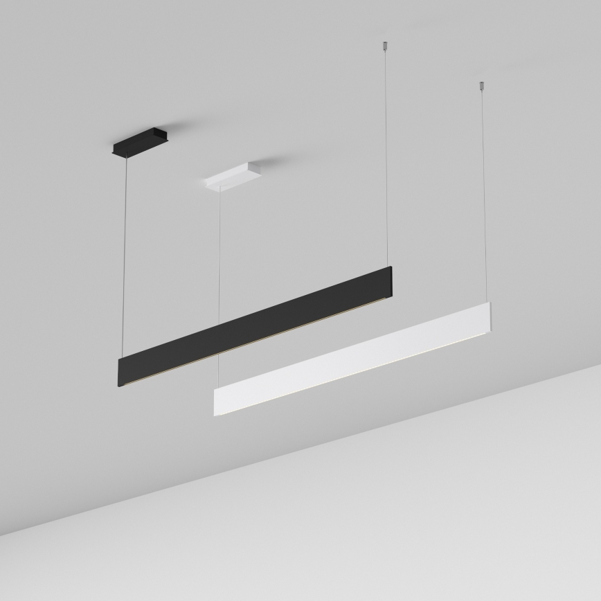 Ideal Lux - LED-pendel på vajer STEEL LED/24W/230V 3000K CRI 90 120 cm svart
