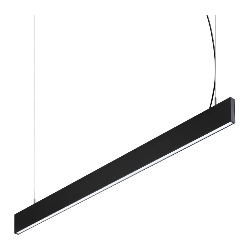 Ideal Lux - LED-pendel på vajer STEEL LED/29W/230V 3000K CRI 90 120 cm svart