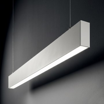 Ideal Lux - LED-pendel på vajer STEEL LED/29W/230V 3000K CRI 90 120 cm vit