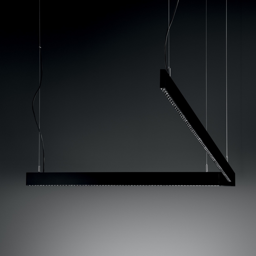 Ideal Lux - LED-pendel på vajer STEEL LED/29W/230V 4000K CRI 90 120 cm svart