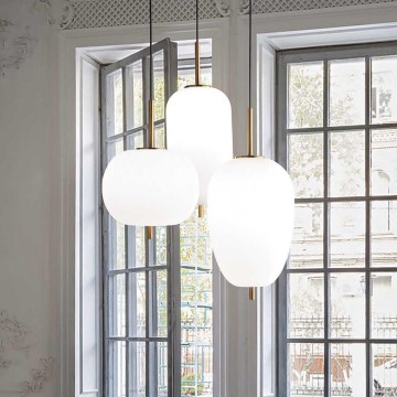 Ideal Lux - LED-pendel UMILE LED/55W/230V Ø 63 cm CRI 90 mässing/vit