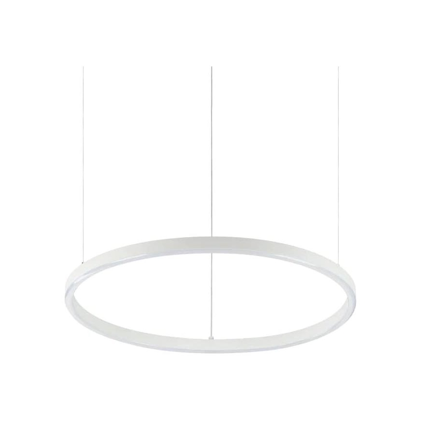Ideal Lux - LED-hänglampa på vajer ORACLE SLIM LED/29W/230V 4000K Ra 90 Ø 50 cm vit