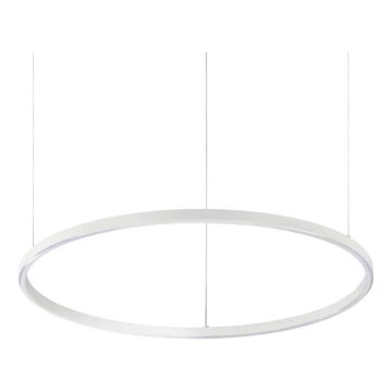 Ideal Lux - LED-pendellampa med vajer ORACLE SLIM LED/37W/230V 4000K CRI 90 Ø 70 cm vit