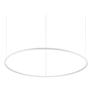Ideal Lux - LED-pendellampa på kabel ORACLE SLIM LED/83W/230V 2700K CRI 90 Ø150 cm vit