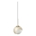 Ideal Lux - LED-pendellampa på vajer BLOOM 1xG9/3W/230V Ø 11,5 cm guld/rökbeige