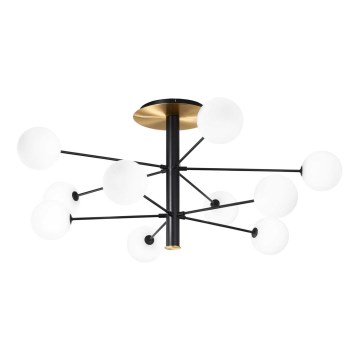Ideal Lux - LED pendelljuskrona COSMOPOLITAN 10xG9/3W/230V diameter 124 cm svart