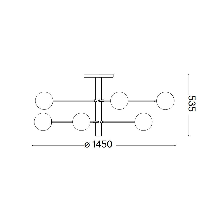 Ideal Lux - LED pendelljuskrona COSMOPOLITAN 12xG9/3W/230V diameter 145 cm svart