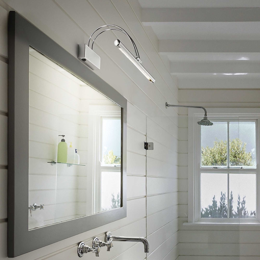 Ideal Lux - LED spegelbelysning MIRROR LED/4,6W/230V blank krom
