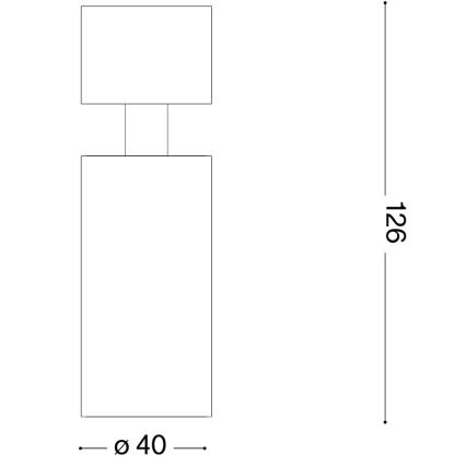 Ideal Lux - LED-spot DYNAMITE 1xGU10/7W/230V CRI 90 svart