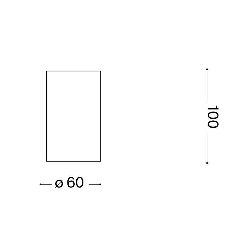 Ideal Lux - LED-spot LOOK 1xGU10/7W/230V CRI 90 Ø 6 cm mässing