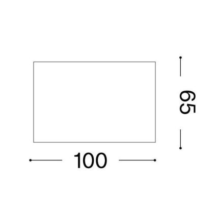 Ideal Lux - LED-spot SPIKE 1xGX53/9W/230V 10x10 cm, guld