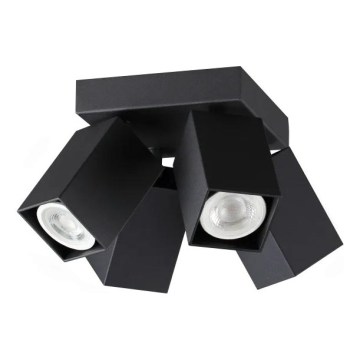 Ideal Lux - LED-spotlampa DYNAMITE 4xGU10/7W/230V CRI 90 svart