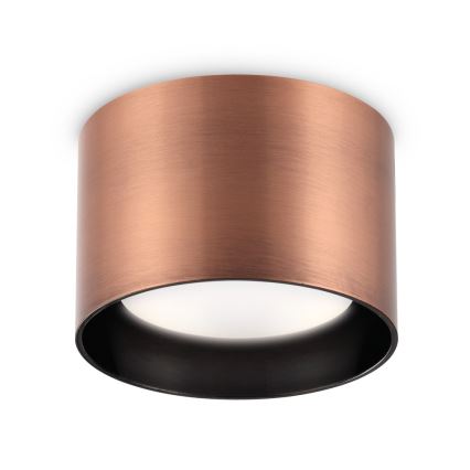 Ideal Lux - LED-spott SPIKE 1xGX53/9W/230V Ø 10 cm kopparfärgad