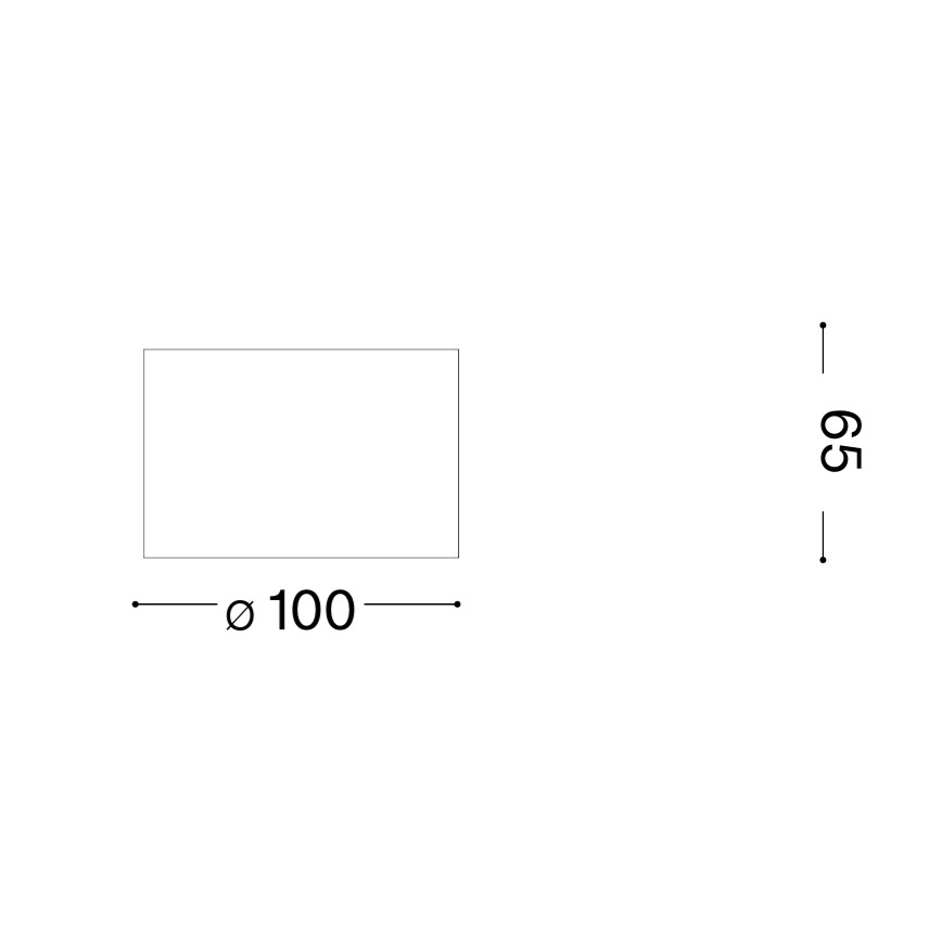 Ideal Lux - LED-spott SPIKE 1xGX53/9W/230V Ø 10 cm kopparfärgad