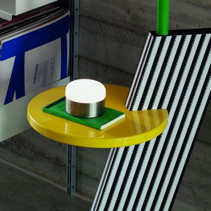 Ideal Lux - LED Dimbar Touchbordslampa MIGNON LED/5W/5V 1500 mAh Ø 10 cm CRI 90 Blank krom