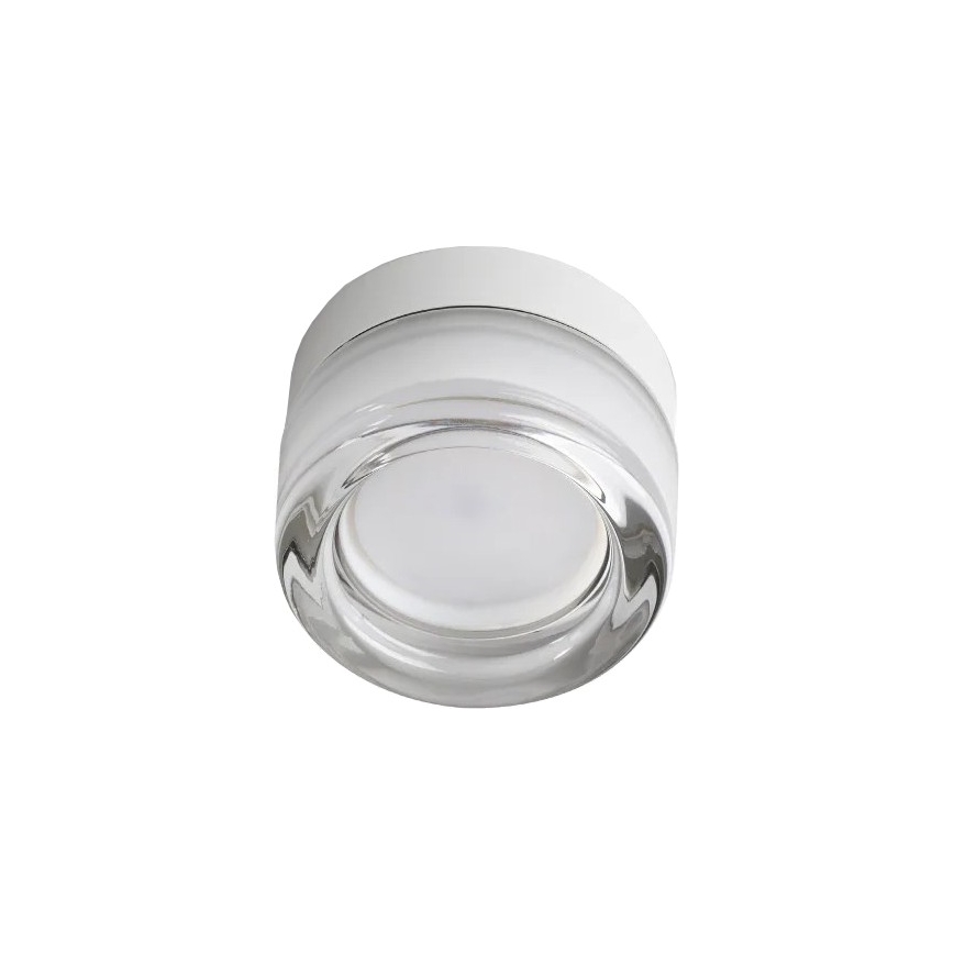 Ideal Lux - LED badrumsplafond LOLLY 1xGX53/9W/230V Ø 10,5 cm IP44 vit/klar