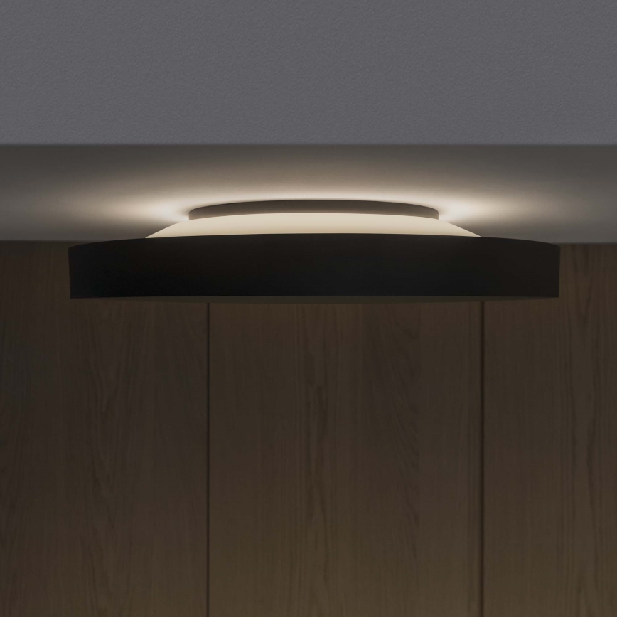 Ideal Lux - LED taklampa FLY LED/26W/230V 2700K diameter 45 cm CRI 90 IP40 svart